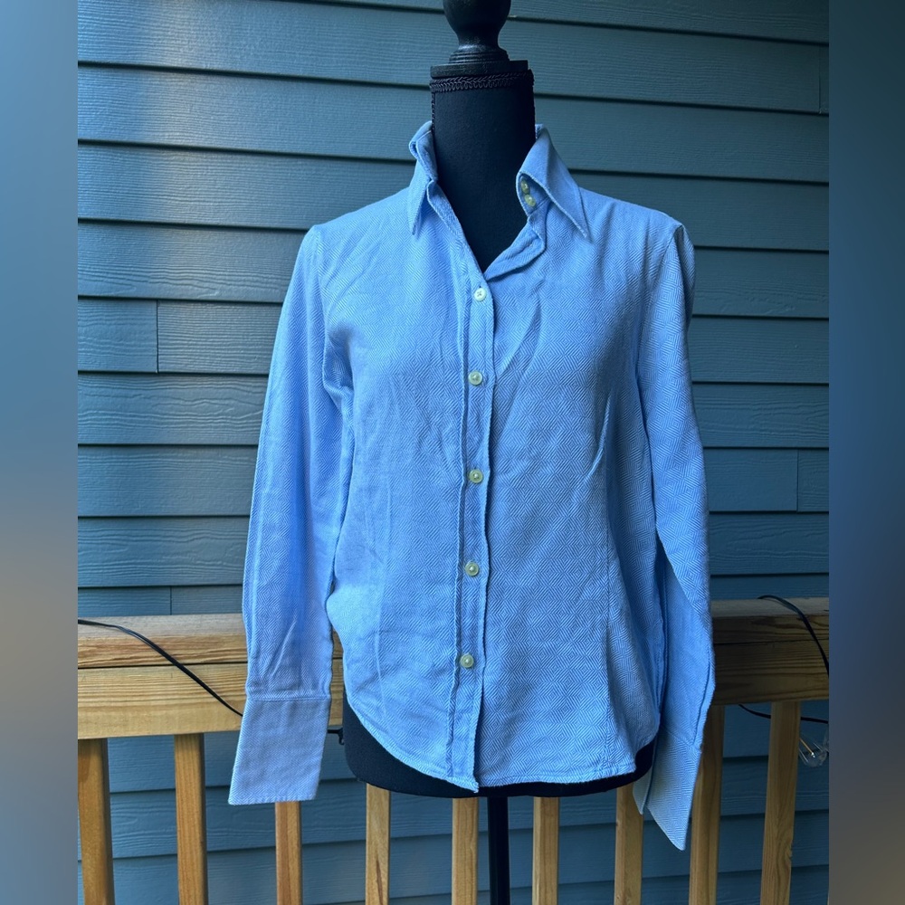 Rochas blue dress shirt